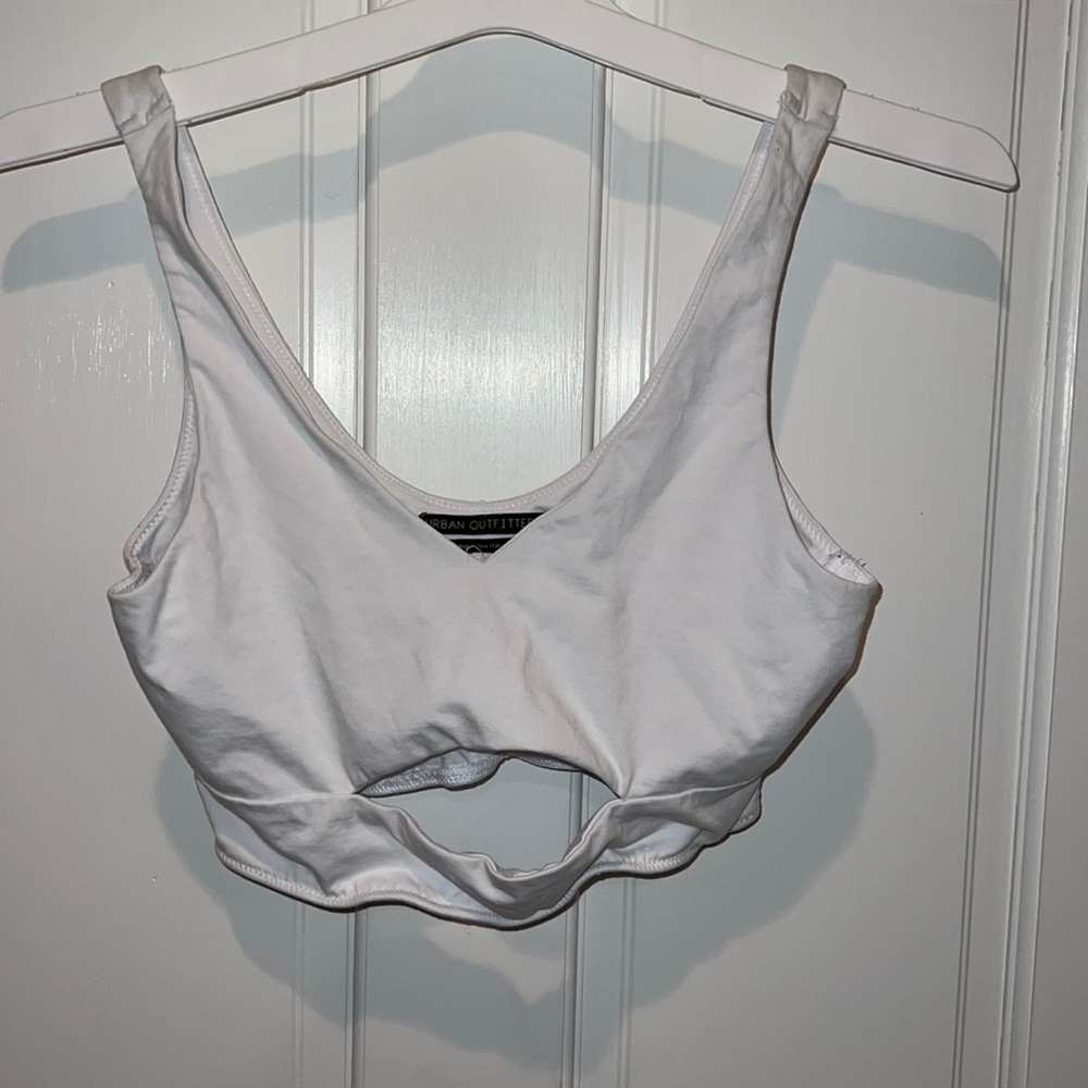 White tank with cutout